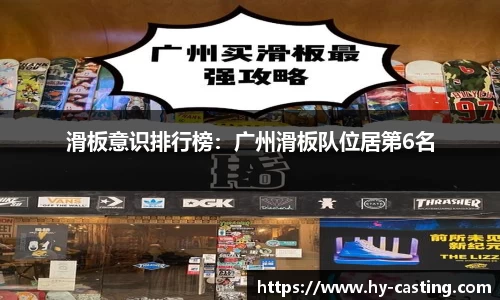 滑板意识排行榜：广州滑板队位居第6名